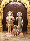 Bhagwan Shri Ram, Shri Sitaji and Shri Hanumanji